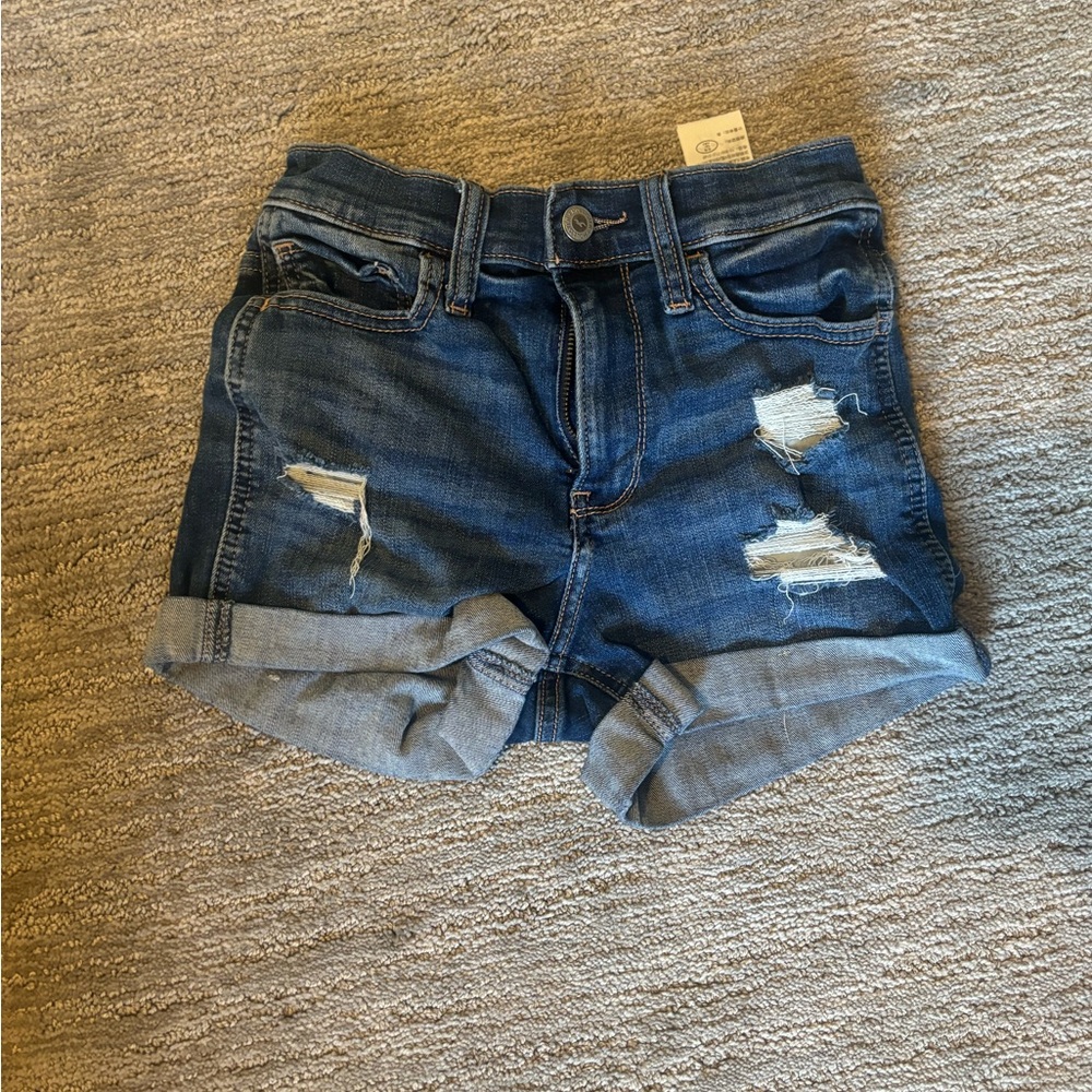 Hollister Blue Denim Shorts